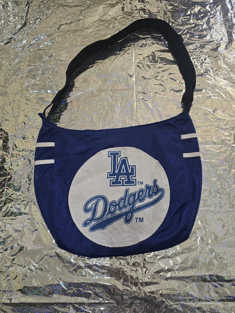 Los Angeles Dodgers Blue Logo Shoulder Bag